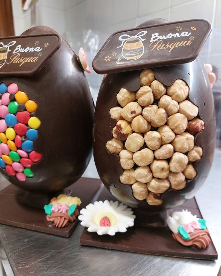 Uovo di Pasqua al Cioccolato Personalizzato Del Forno di Pollone Walter 