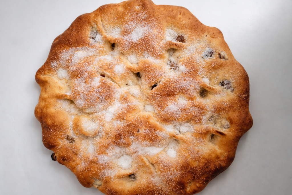 Focaccia dolce artigianale del Forno di Pollone Walter